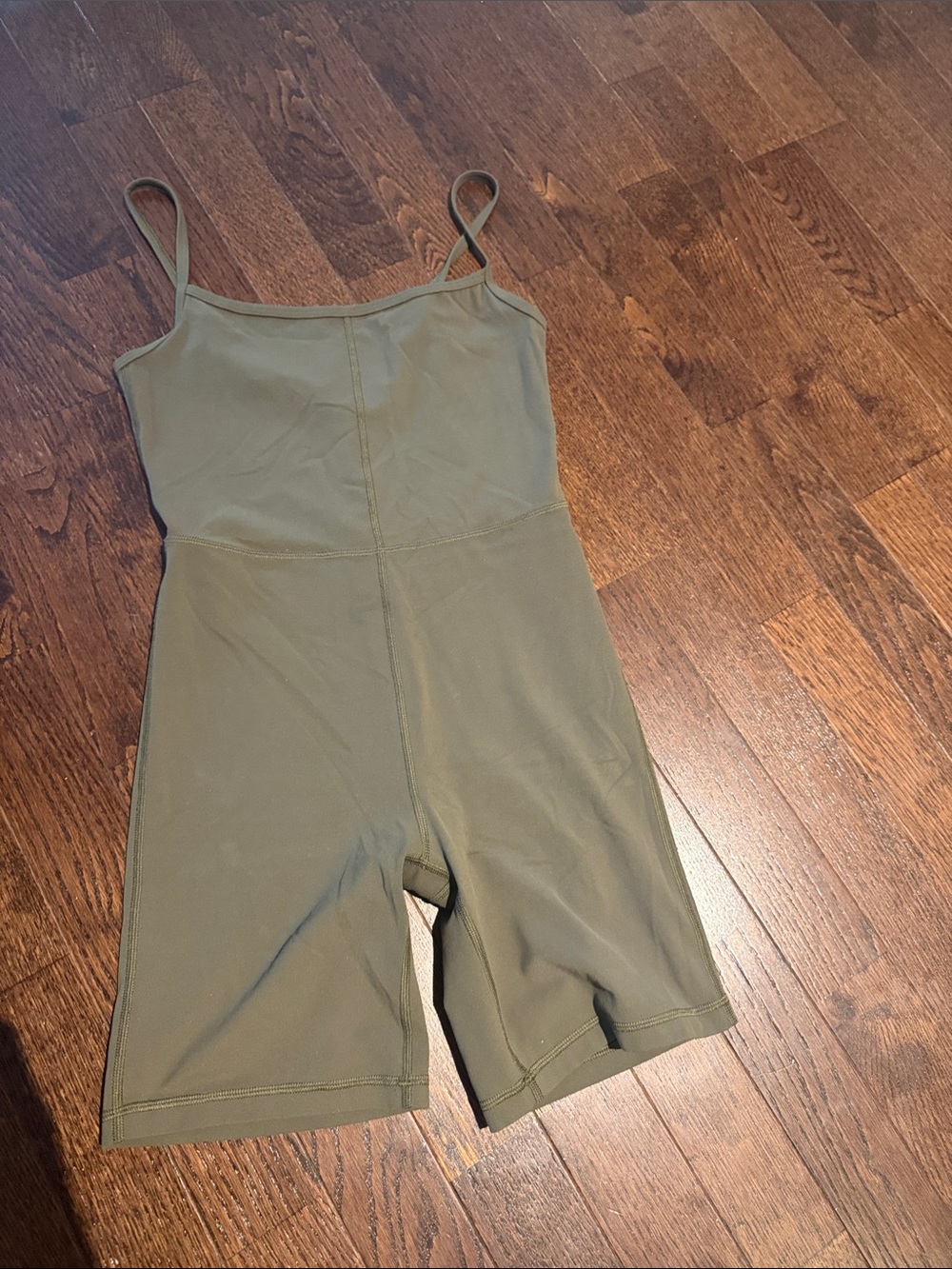 Wilfred Olive Green Spaghetti-Strap Romper